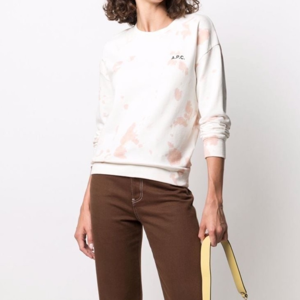 APC Roma Splatter Print Sweatshirt
